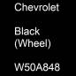 Preview: Chevrolet, Black (Wheel), W50A848.